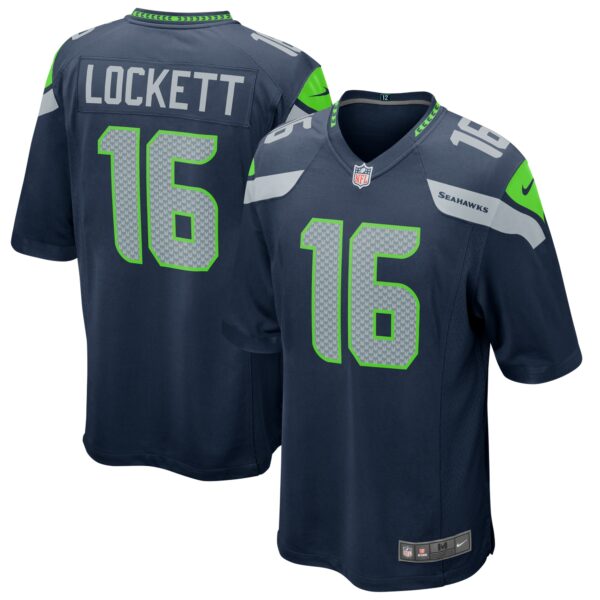 Men’s Seattle Seahawks Tyler Lockett Nike College Navy Game Jersey