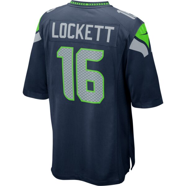 Men’s Seattle Seahawks Tyler Lockett Nike College Navy Game Jersey