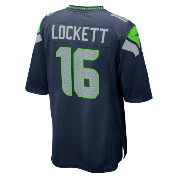 Men’s Seattle Seahawks Tyler Lockett Nike College Navy Game Team Jersey