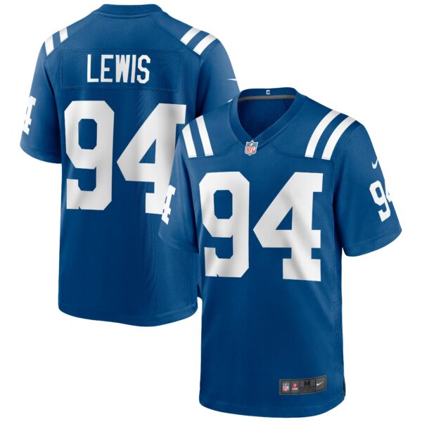 Men’s Indianapolis Colts Tyquan Lewis Nike Royal Game Jersey