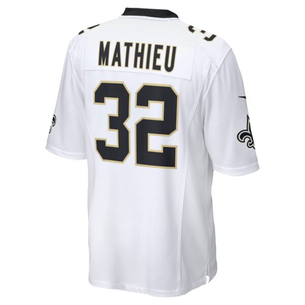 Men’s New Orleans Saints Tyrann Mathieu Nike White Game Jersey