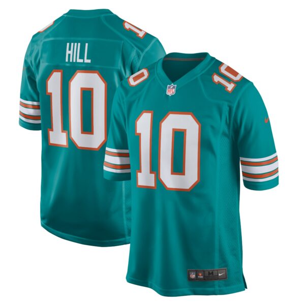 Men’s Miami Dolphins Tyreek Hill Nike Aqua Alternate Game Jersey