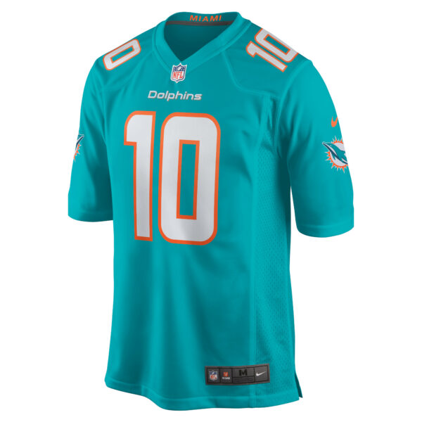 Men’s Miami Dolphins Tyreek Hill Nike Aqua Game Jersey