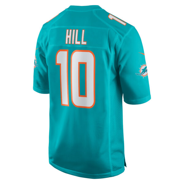 Men’s Miami Dolphins Tyreek Hill Nike Aqua Game Jersey