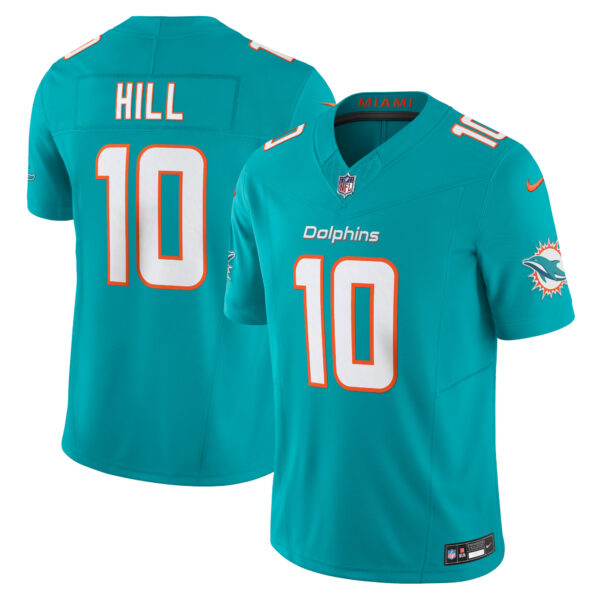 Men’s Miami Dolphins Tyreek Hill Nike Aqua Vapor F.U.S.E. Limited Jersey