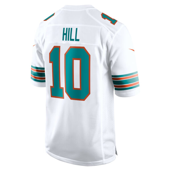 Men’s Miami Dolphins Tyreek Hill Nike White Alternate Game Jersey