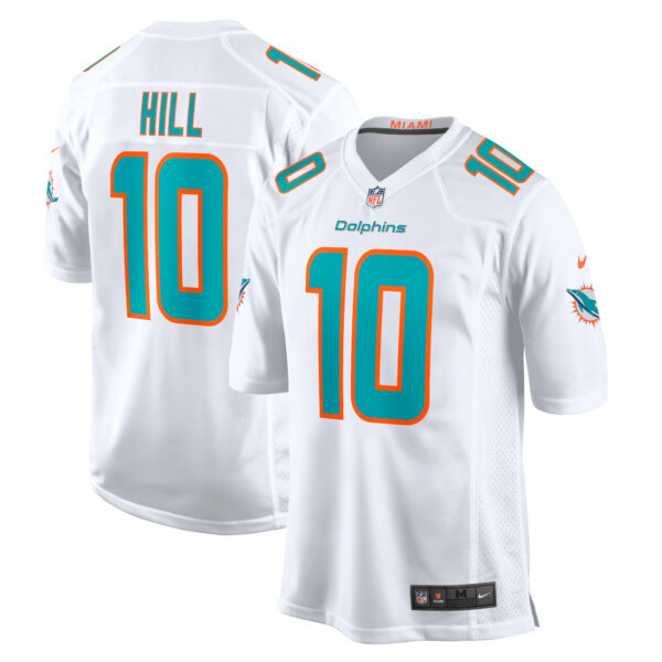 Men’s Miami Dolphins Tyreek Hill Nike White Game Jersey