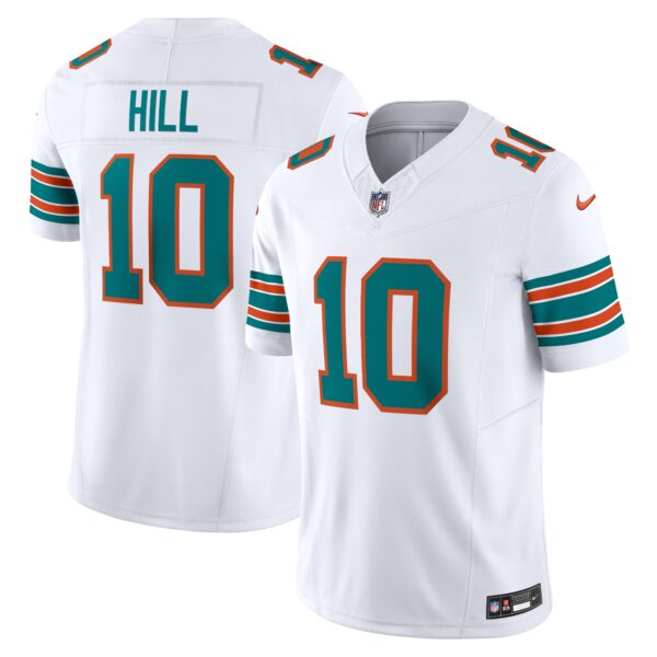 Men’s Miami Dolphins Tyreek Hill Nike White Vapor F.U.S.E. Limited Jersey