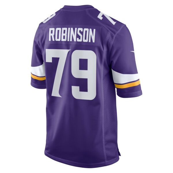 Men’s Minnesota Vikings Tyrese Robinson Nike Purple Team Game Jersey