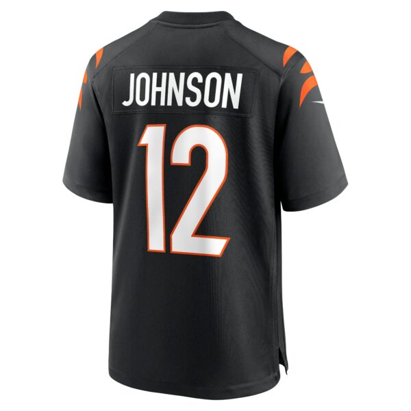 Men’s Cincinnati Bengals Tyron Johnson Nike Black Home Game Player Jersey