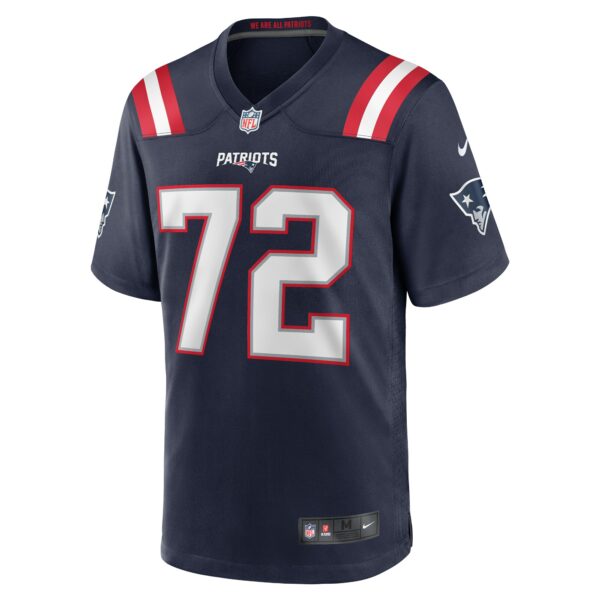 Men’s New England Patriots Tyrone Wheatley Nike Navy Team Game Jersey