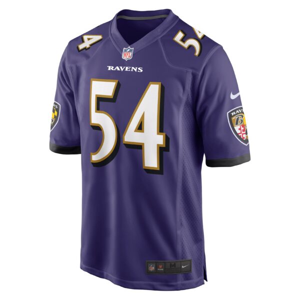 Men’s Baltimore Ravens Tyus Bowser Nike Purple Game Player Jersey