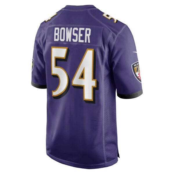 Men’s Baltimore Ravens Tyus Bowser Nike Purple Game Player Jersey