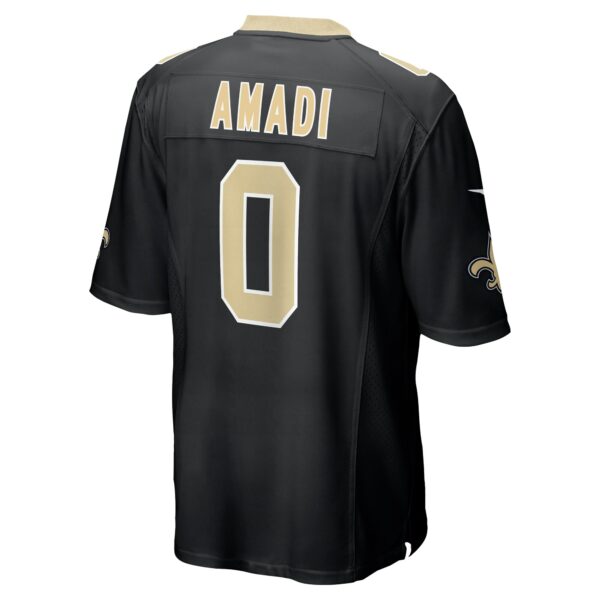 Men’s New Orleans Saints Ugo Amadi Nike Black Team Game Jersey