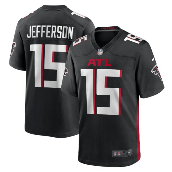 Men’s Atlanta Falcons Van Jefferson Nike Black Game Jersey