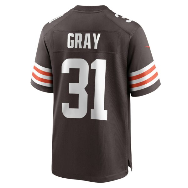 Men’s Cleveland Browns Vincent Gray Nike Brown Team Game Jersey