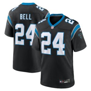 Men's Carolina Panthers Vonn Bell Nike Black Team Game Jersey