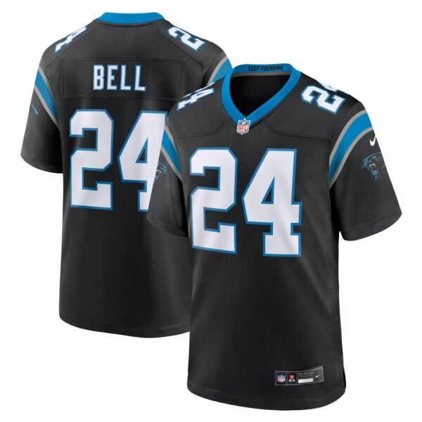 Men’s Carolina Panthers Vonn Bell Nike Black Team Game Jersey