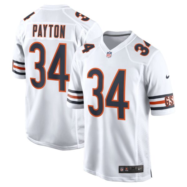 Men’s Chicago Bears Walter Payton Nike White Retired Player Away Game Jersey