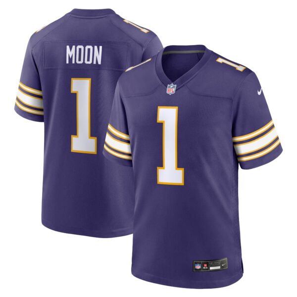 Men’s Minnesota Vikings Warren Moon Nike Purple Classic Retired Player Game Jersey