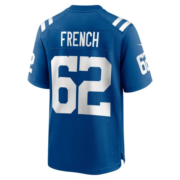 Men’s Indianapolis Colts Wesley French Nike Royal Game Player Jersey