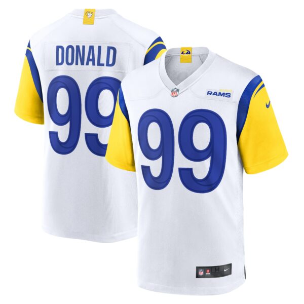 Men’s Los Angeles Rams Aaron Donald Nike White Alternate Game Jersey