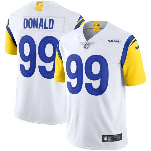 Men’s Los Angeles Rams Aaron Donald Nike White Alternate Vapor Limited Jersey