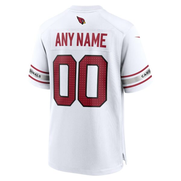 Men’s Arizona Cardinals Nike White Custom Game Jersey