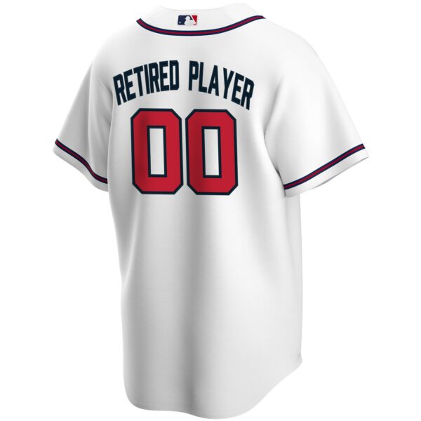 Men’s Atlanta Braves Nike White Home Pick-A-Player Retired Roster Replica Jersey