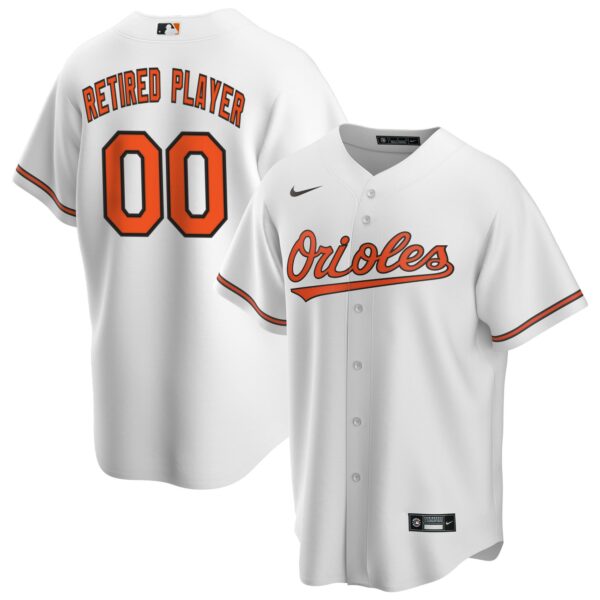 Men’s Baltimore Orioles Nike White Home Pick-A-Player Retired Roster Replica Jersey