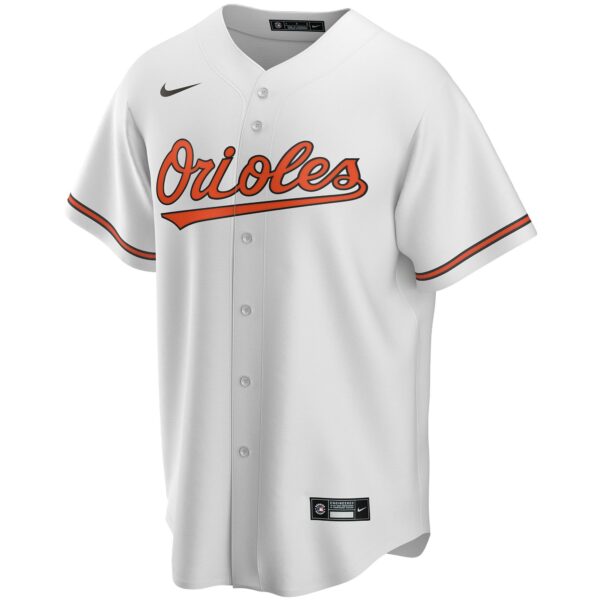 Men’s Baltimore Orioles Nike White Home Replica Custom Jersey