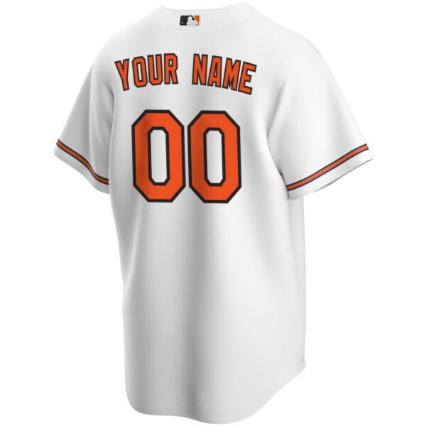 Men’s Baltimore Orioles Nike White Home Replica Custom Jersey