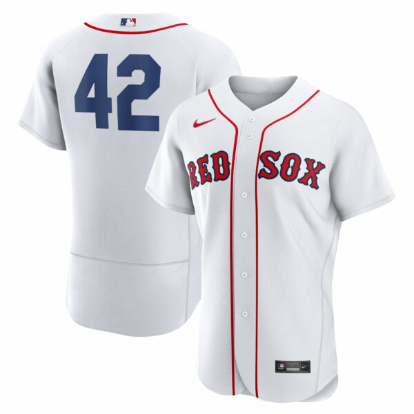 Men’s Boston Red Sox Nike White 2023 Jackie Robinson Day Authentic Jersey