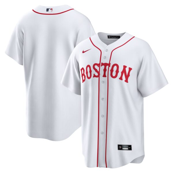 Men’s Boston Red Sox Nike White Alternate Replica Team Jersey