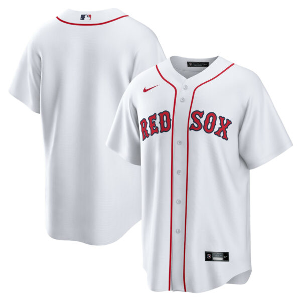 Men’s Boston Red Sox Nike White Home Blank Replica Jersey