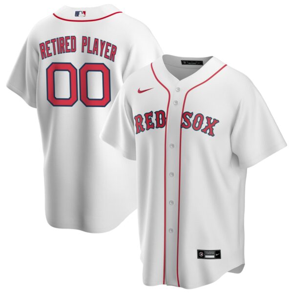 Men’s Boston Red Sox Nike White Home Pick-A-Player Retired Roster Replica Jersey