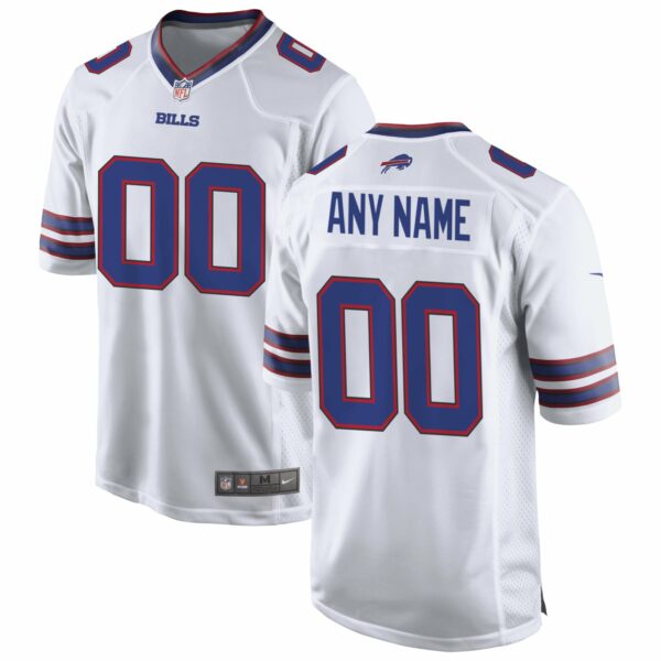 Men’s Buffalo Bills Nike White Custom Game Jersey