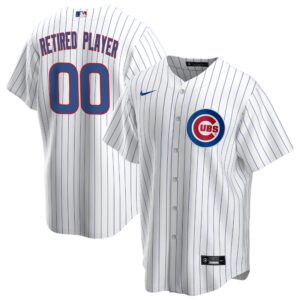 Men's Chicago Cubs Nike White Home Pick-A-Player Retired Roster Replica Jersey