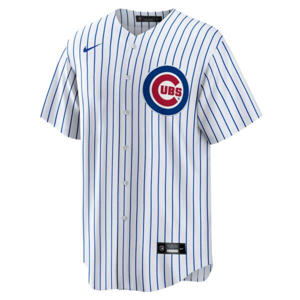 Men’s Chicago Cubs Nike White Home Replica Team Jersey