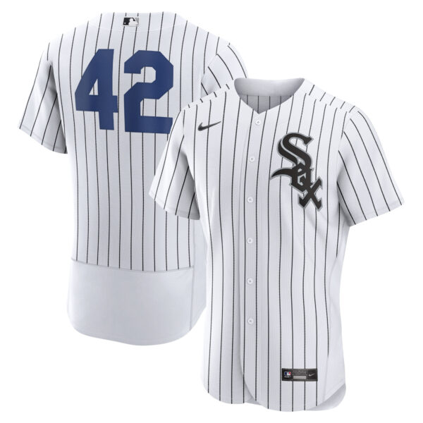 Men’s Chicago White Sox Nike White 2023 Jackie Robinson Day Authentic Jersey