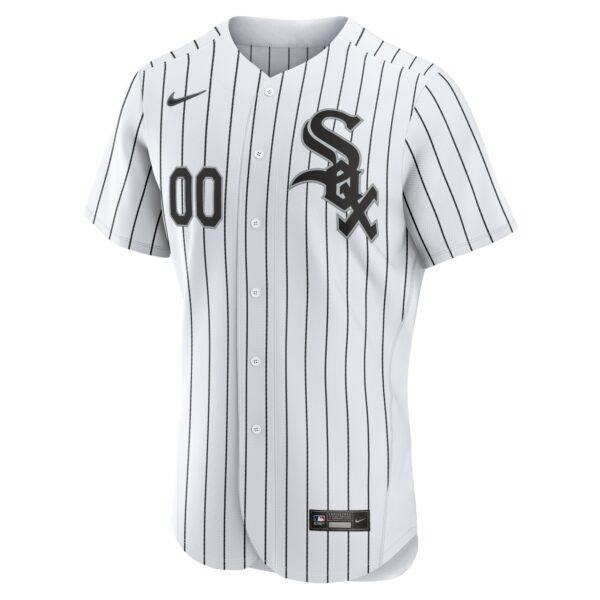 Men’s Chicago White Sox Nike White Home Authentic Custom Jersey