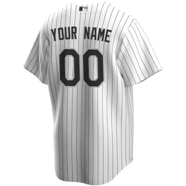 Men’s Chicago White Sox Nike White Home Replica Custom Jersey