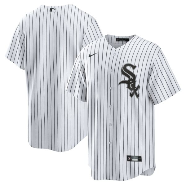 Men’s Chicago White Sox Nike White Home Replica Team Jersey