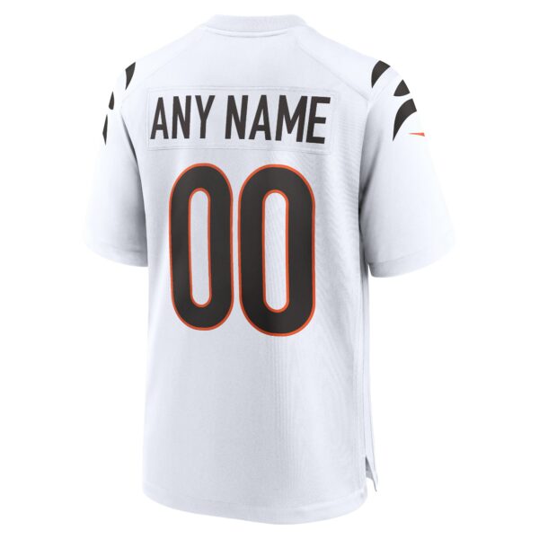 Men’s Cincinnati Bengals Nike White Game Custom Jersey