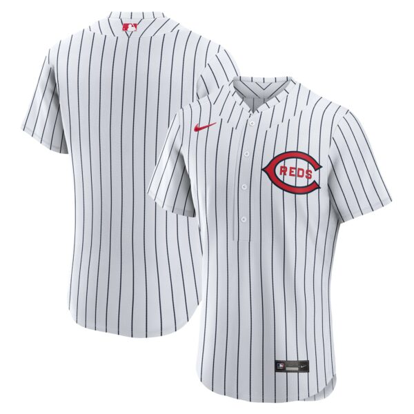 Men’s Cincinnati Reds Nike White 2022 MLB at Field of Dreams Game Authentic Team Jersey