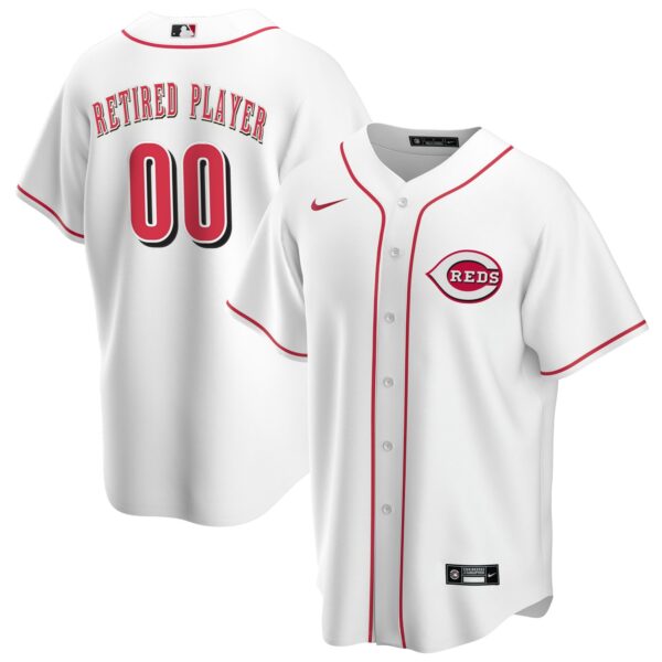 Men’s Cincinnati Reds Nike White Home Pick-A-Player Retired Roster Replica Jersey