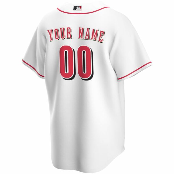 Men’s Cincinnati Reds Nike White Home Replica Custom Jersey