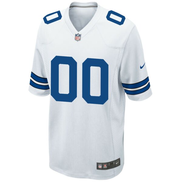 Men’s Dallas Cowboys Nike White Custom Game Jersey