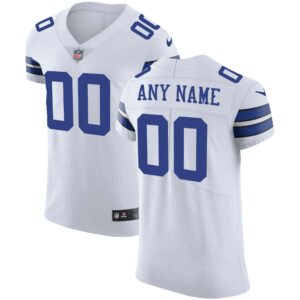 Men's Dallas Cowboys Nike White Vapor Untouchable Custom Elite Jersey