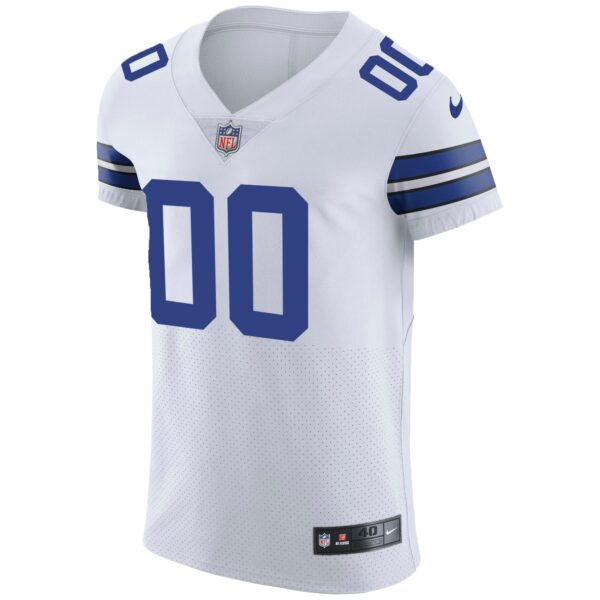 Men’s Dallas Cowboys Nike White Vapor Untouchable Custom Elite Jersey